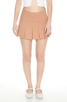 Pleated Mini Skirt