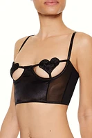 Heart Bustier Lingerie Corset Cami