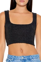 Chenille Sweater Crop Top & Cardigan