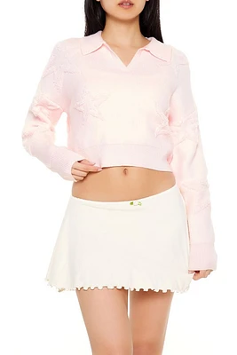 Star Cropped Sweater