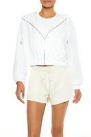 Active Hooded Zip-Up Jacket