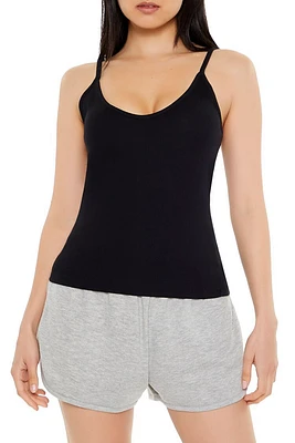 Cotton-Blend Scoop Cami