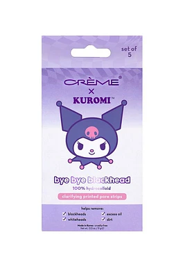 The Crème Shop x Kuromi Bye Bye Blackhead Printed Pore Strips - 5 pack