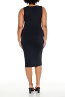 Plus Contour Sculpt Mini Tank Dress