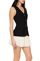 Layered Vest Combo Mini Dress