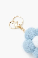 Plush Floral Keychain