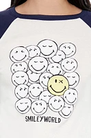 Smiley World Raglan Tee