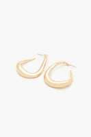 Geo Hoop Earrings