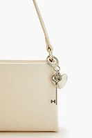Faux Leather Key Keychain Bag