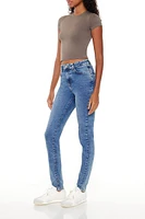 Mid-Rise Skinny Jeans