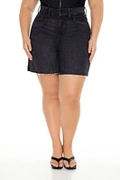 Plus Curvy Bermuda Shorts