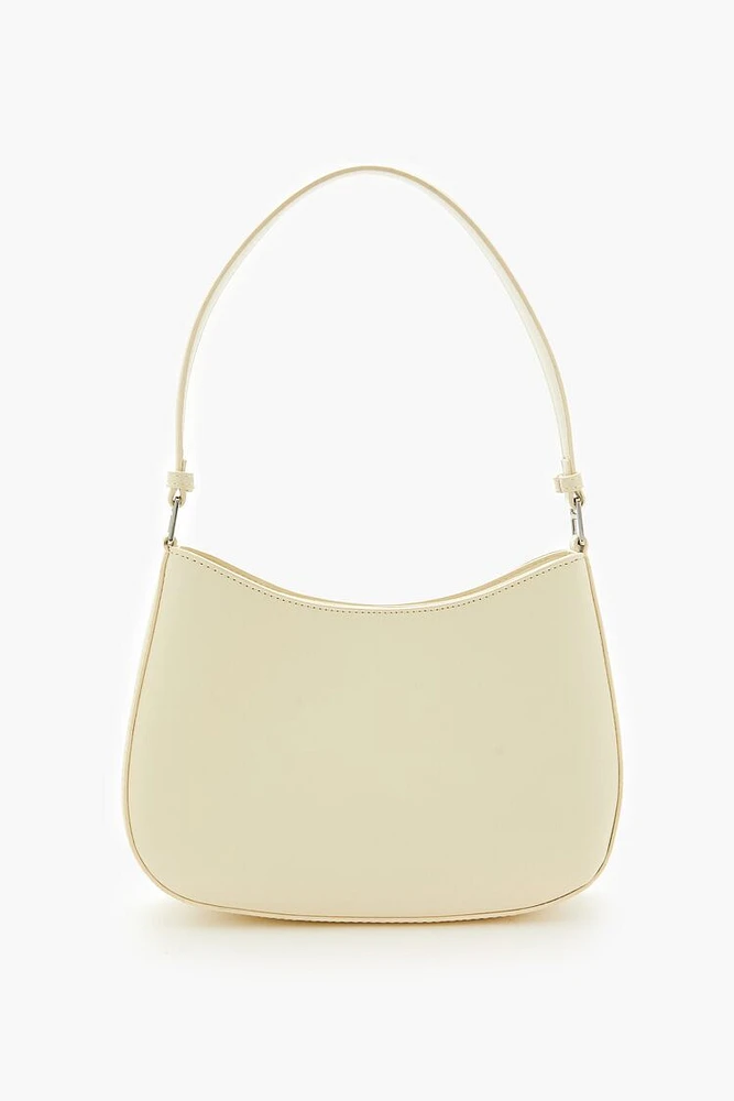 Faux Leather Shoulder Bag