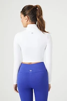 Active Cropped Zip-Up Jacket