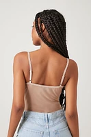 Eyelash Lace Bustier Bodysuit
