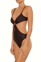 O-Ring Cutout Monokini One-Piece Swimsuit