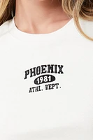 Embroidered Phoenix Baby Tee