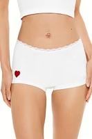 Seamless Heart Shortie Panties