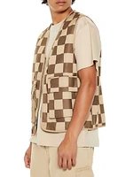 Checkered Cargo Vest