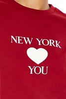 New York Heart You Baby Tee