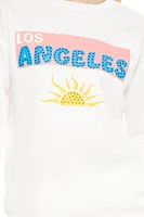 Rhinestone Los Angeles Pullover
