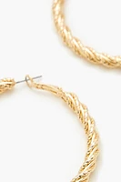 Twisted Hoop Earrings