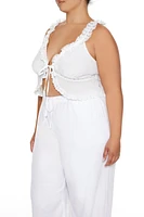 Plus Lace-Trim Cami