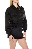 Pull-Ring Bomber Jacket