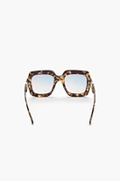 Marble Square Frame Sunglasses