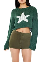 Cropped Star Sweater