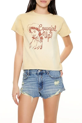 Cowgirl Up Graphic Baby Tee