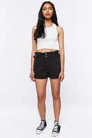 Corduroy Paperbag Shorts