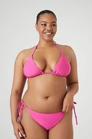 Plus Triangle Bikini Top