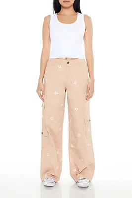 Star Print Cargo Pants