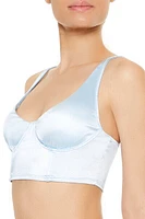 Satin Corset Bra