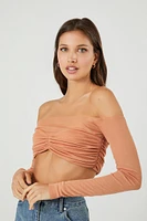 Off-the-Shoulder Crop Top