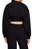 Fleece Cropped Pullover