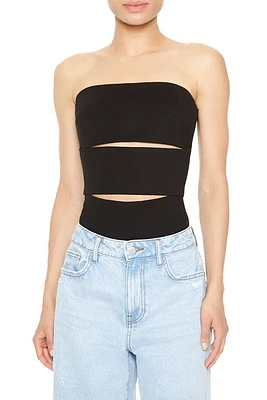 Cutout Strapless Bodysuit