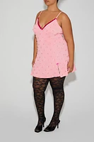 Plus Betsey Johnson Bow Mini Dress