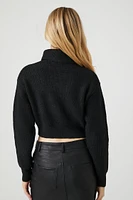 Ribbed Turtleneck Sweater