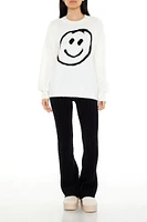 Happy Face Graphic Sweater