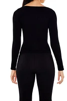 Seamless Ribbed Knit Top