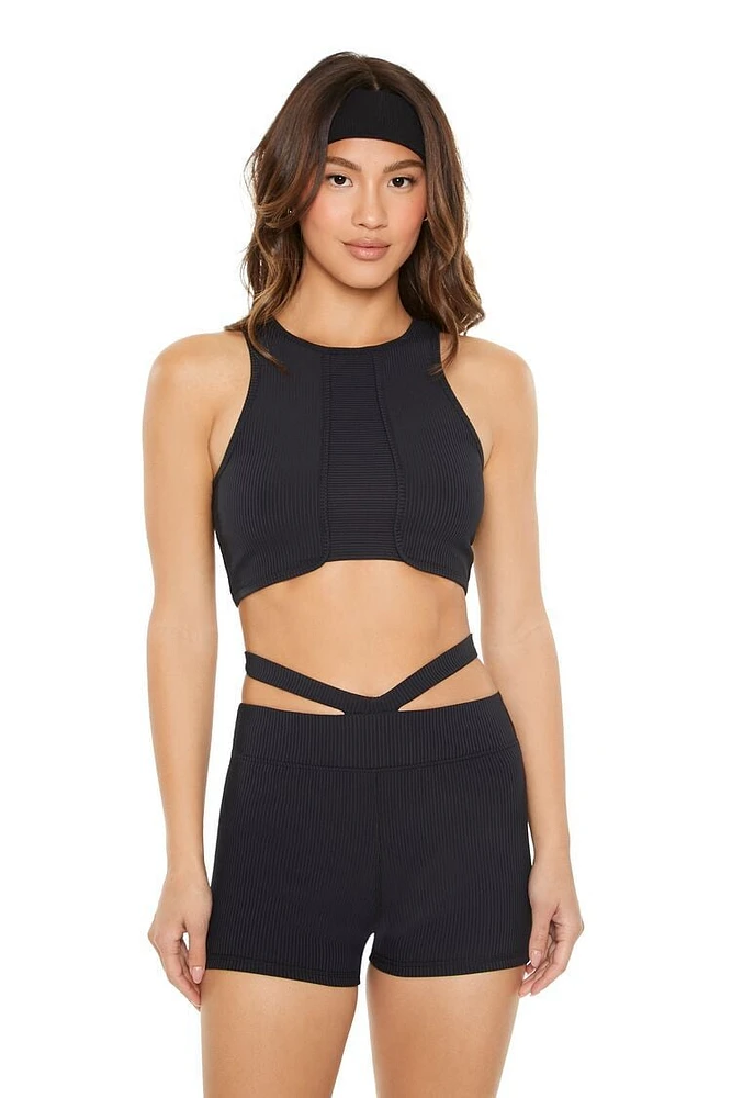 Seamed Longline Sports Bra