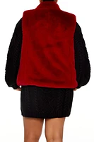 Plus Faux Fur Vest