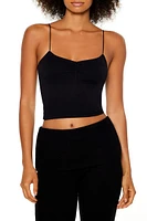 Seamless Ruched Cropped Cami