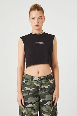 Cropped New York City Muscle Tee