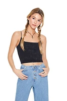 Mineral Wash Cropped Cami