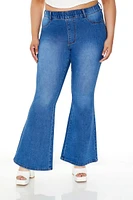 Plus High-Rise Flare Jeans