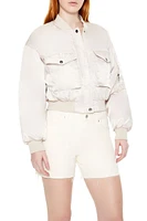Pull-Ring Bomber Jacket