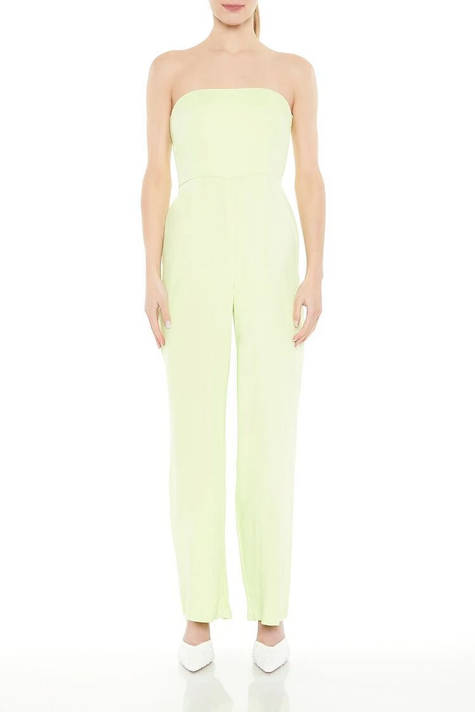 Strapless Wide-Leg Jumpsuit