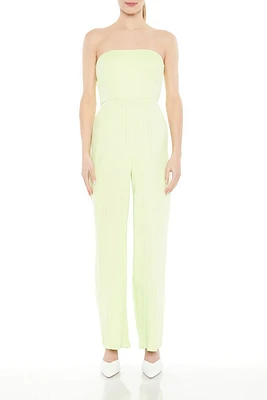 Strapless Wide-Leg Jumpsuit
